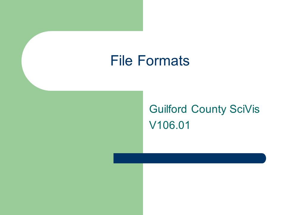 Guilford County SciVis V106.01
