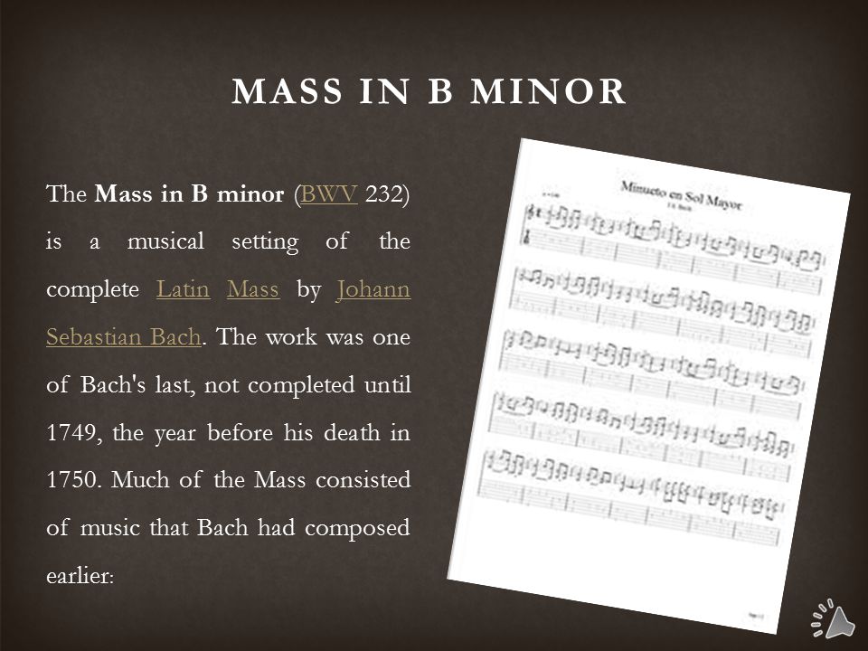 Mass in b minor