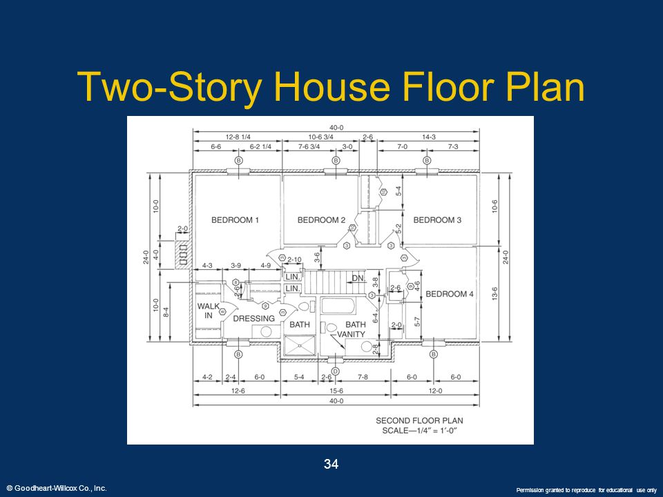 Two-Story House Floor Plan