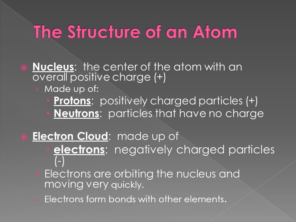 The Structure of an Atom