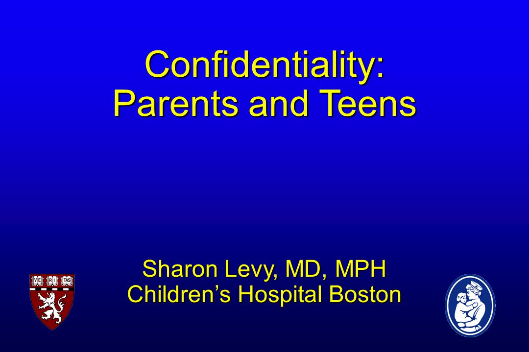 Sharon Levy, MD, MPH Children’s Hospital Boston