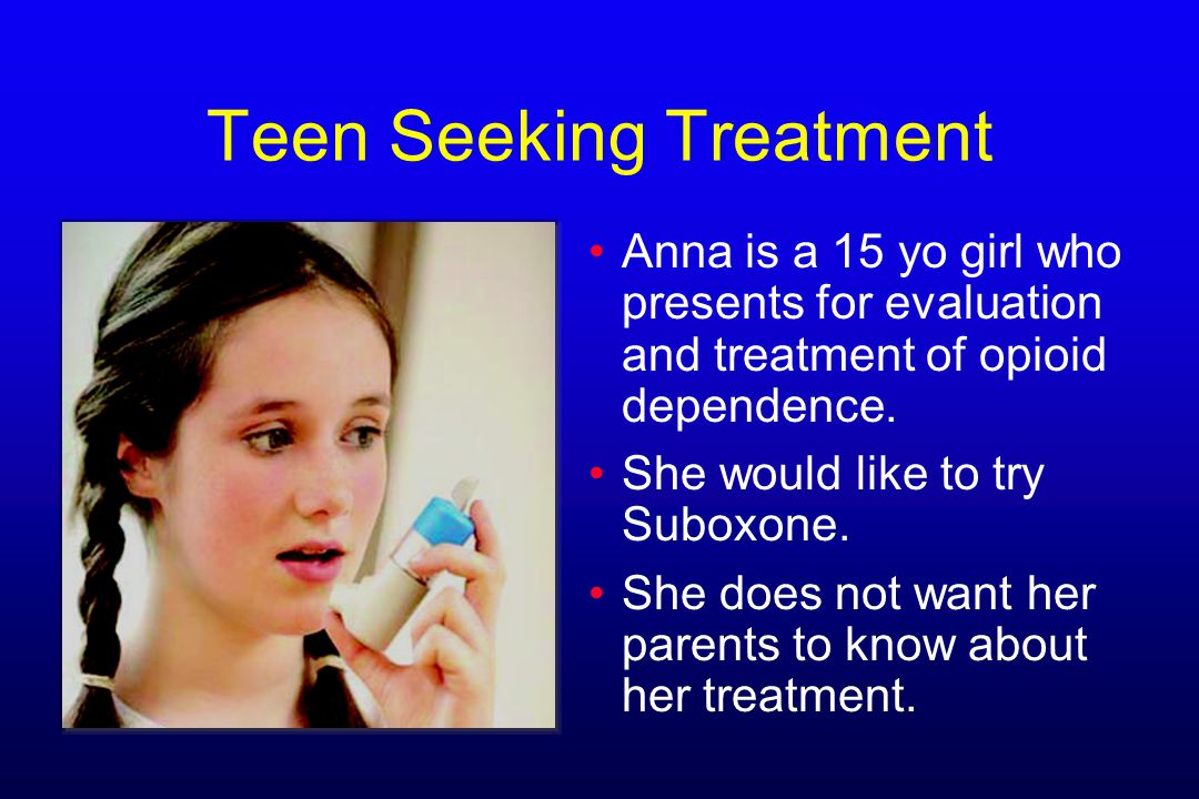 Teen Seeking Treatment