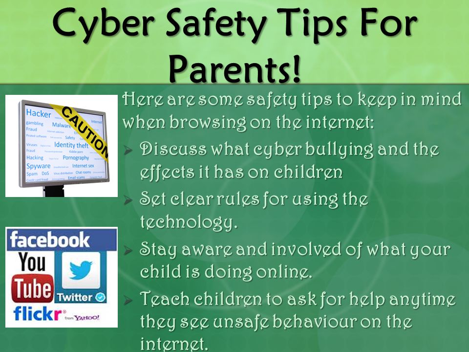 Cyber Safety Tips For Parents!