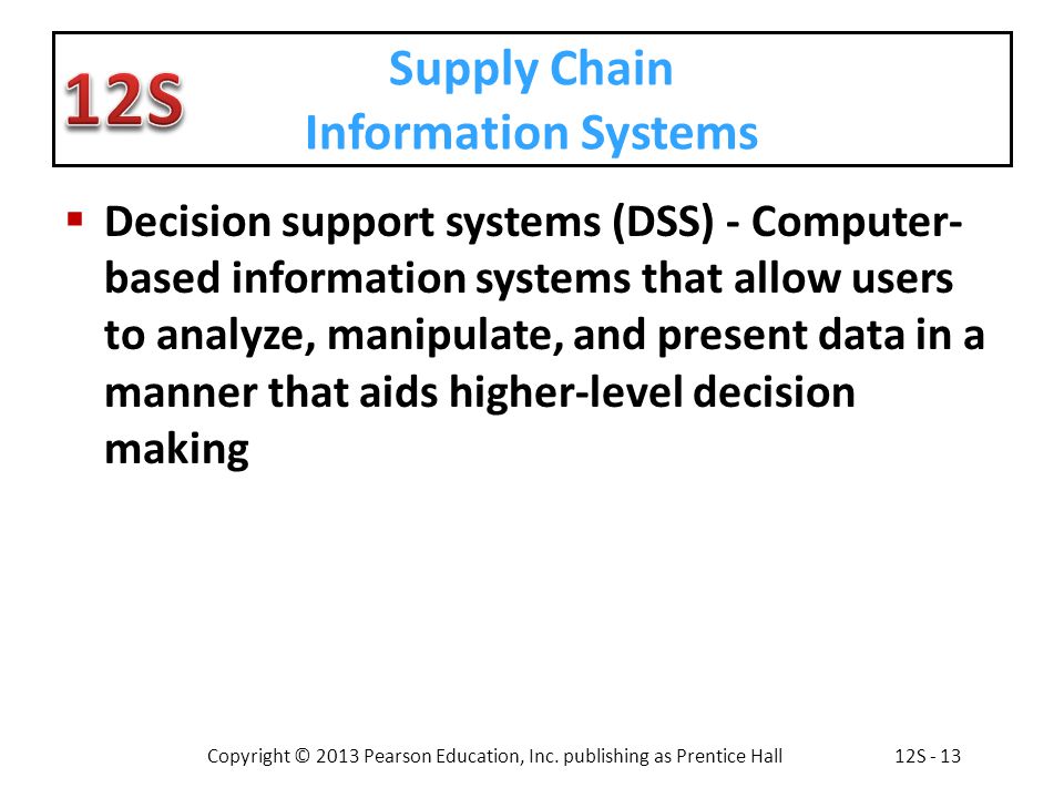 Supply Chain Information Systems
