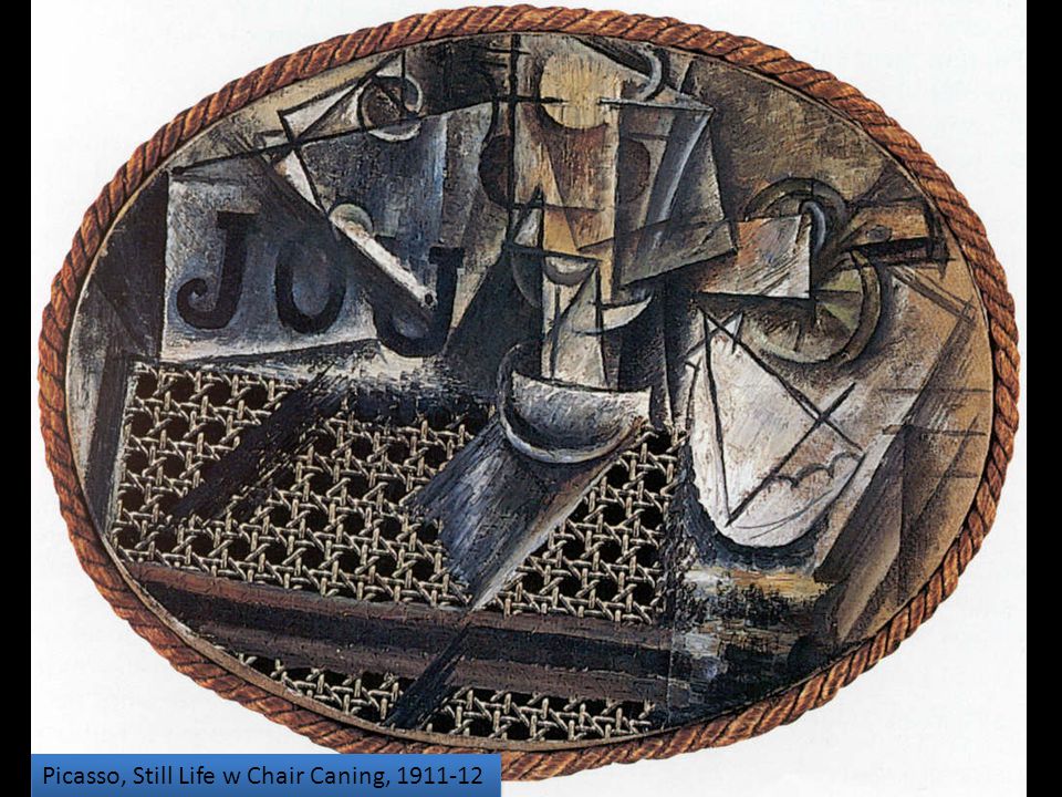Picasso, Still Life w Chair Caning,