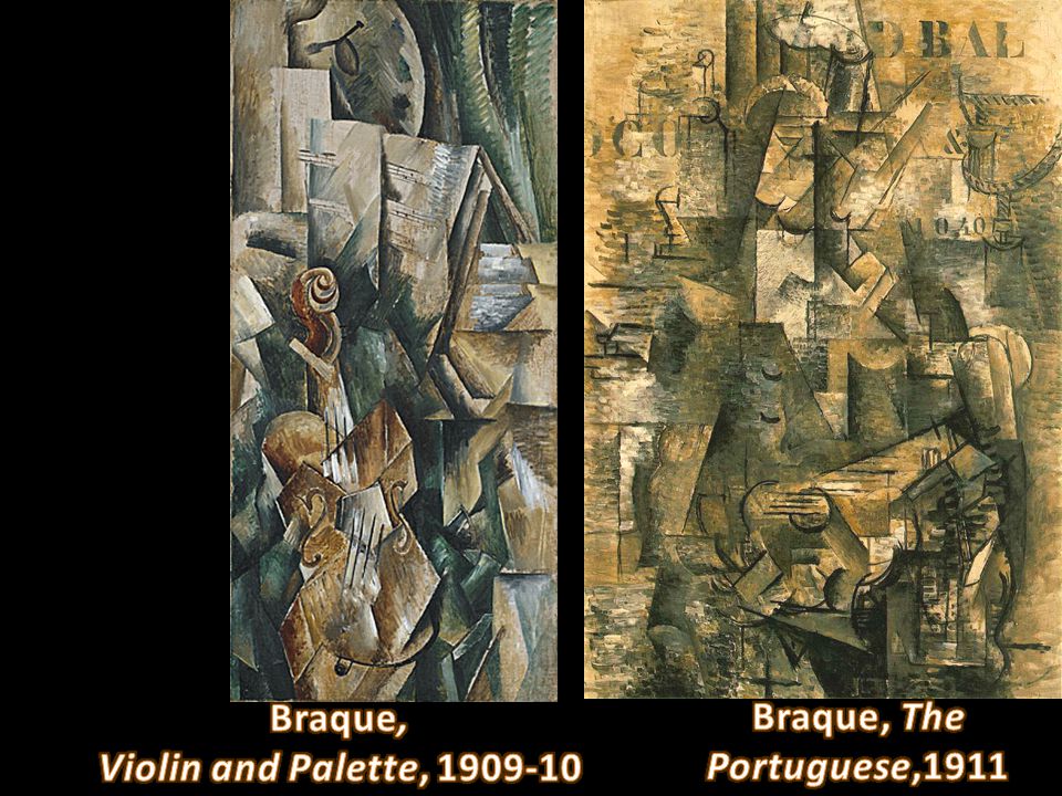 Braque, Violin and Palette, Braque, The Portuguese,1911