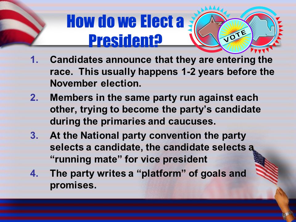 How do we Elect a President