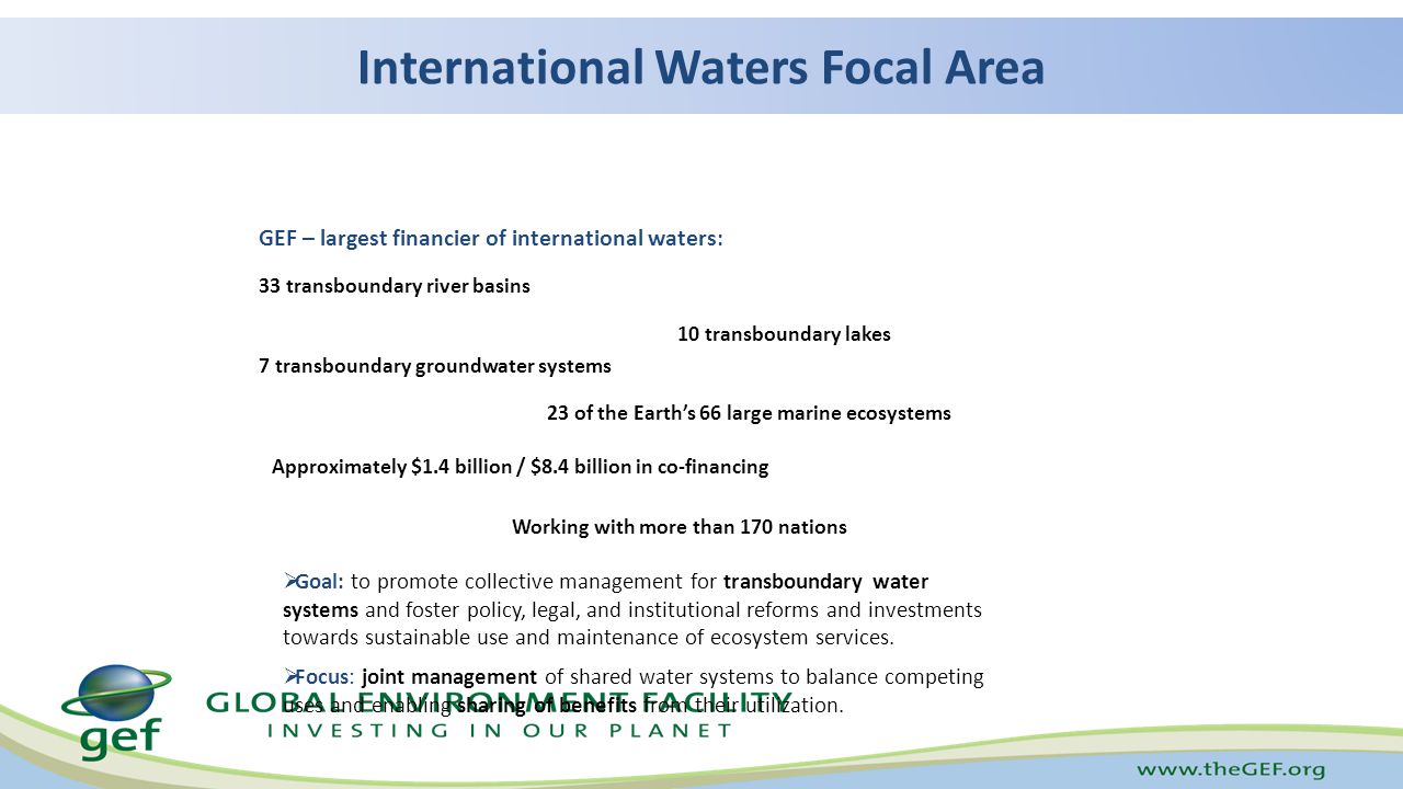 International Waters Focal Area