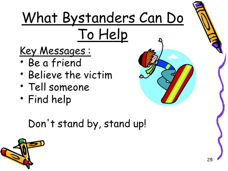 What Bystanders Can Do To Help