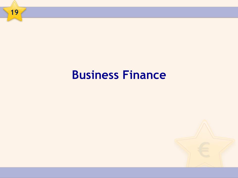 19 Business Finance