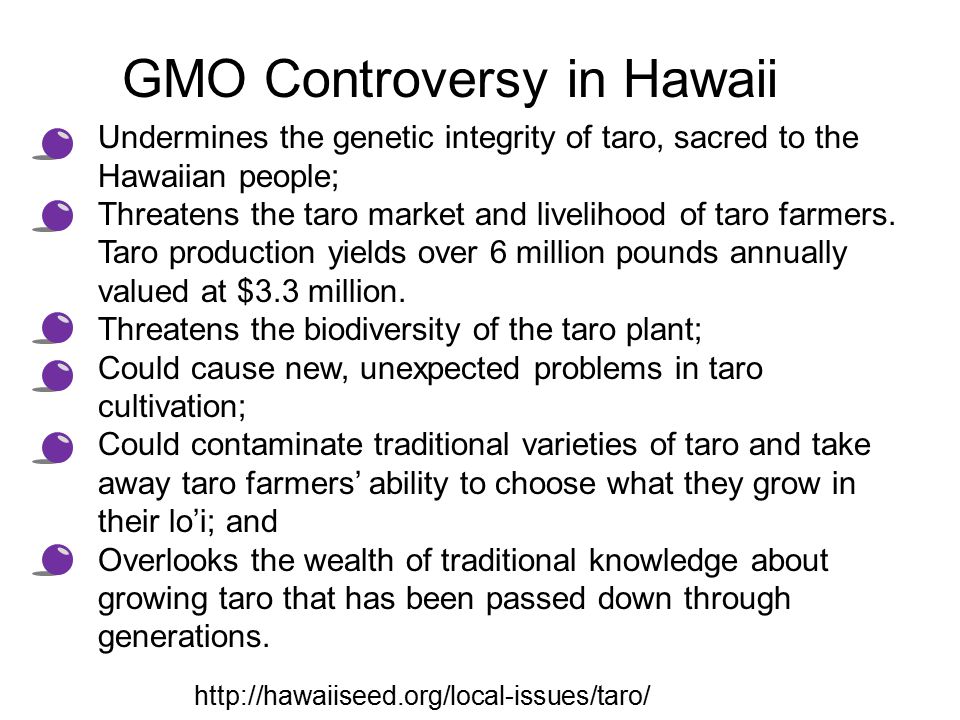 GMO Controversy in Hawaii