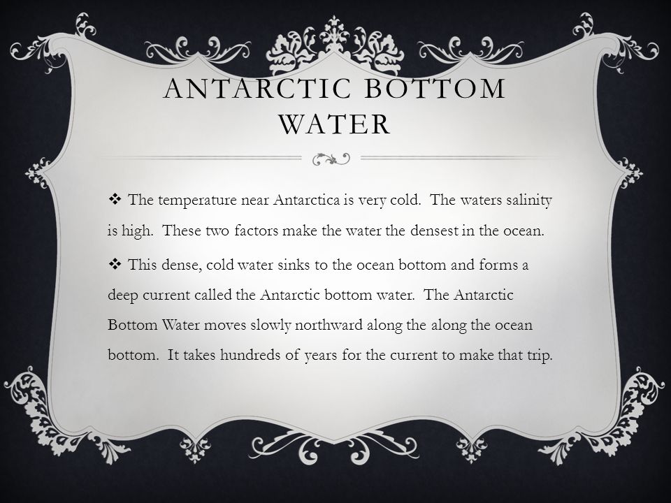 Antarctic Bottom water