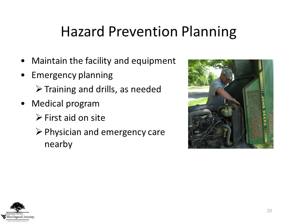 Hazard Prevention Planning