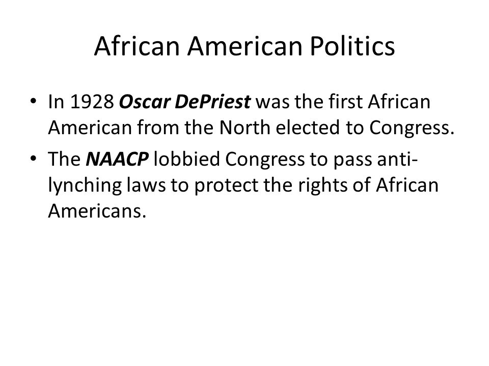 African American Politics