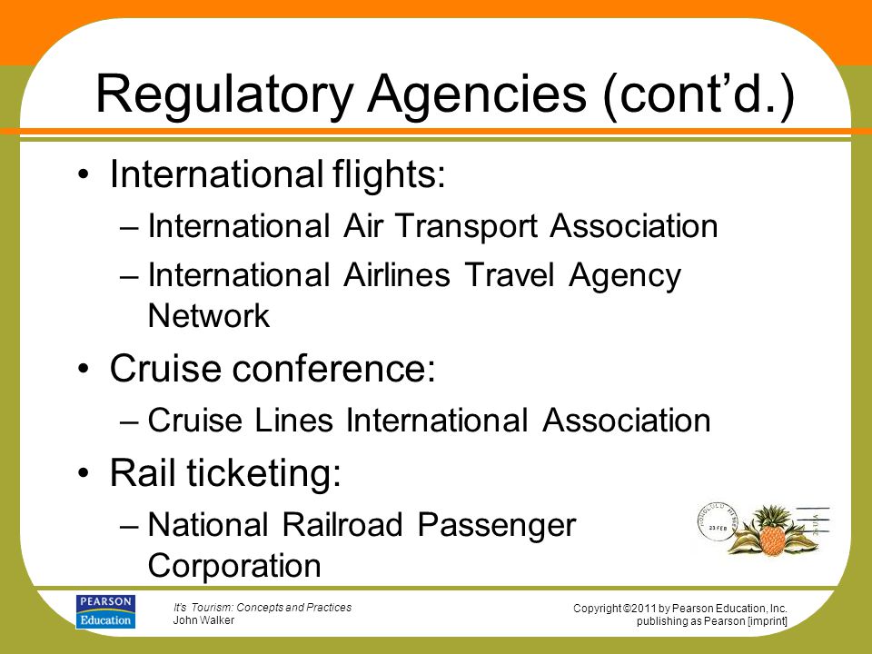 Regulatory Agencies (cont’d.)
