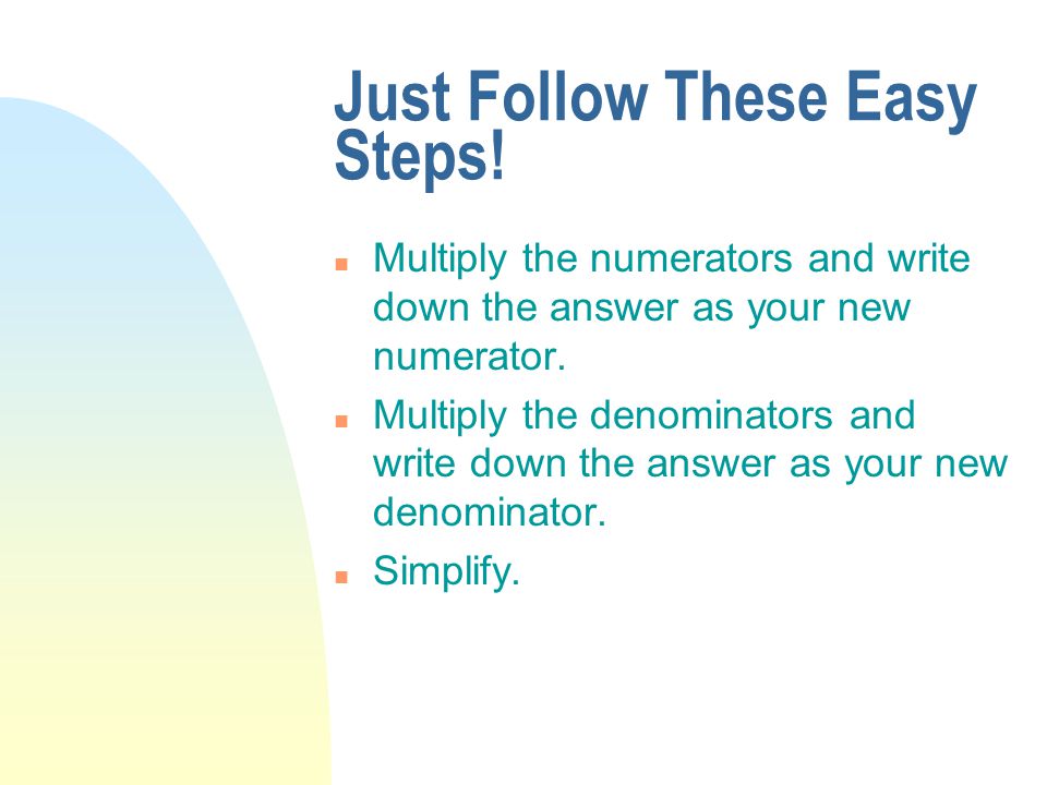 Just Follow These Easy Steps!