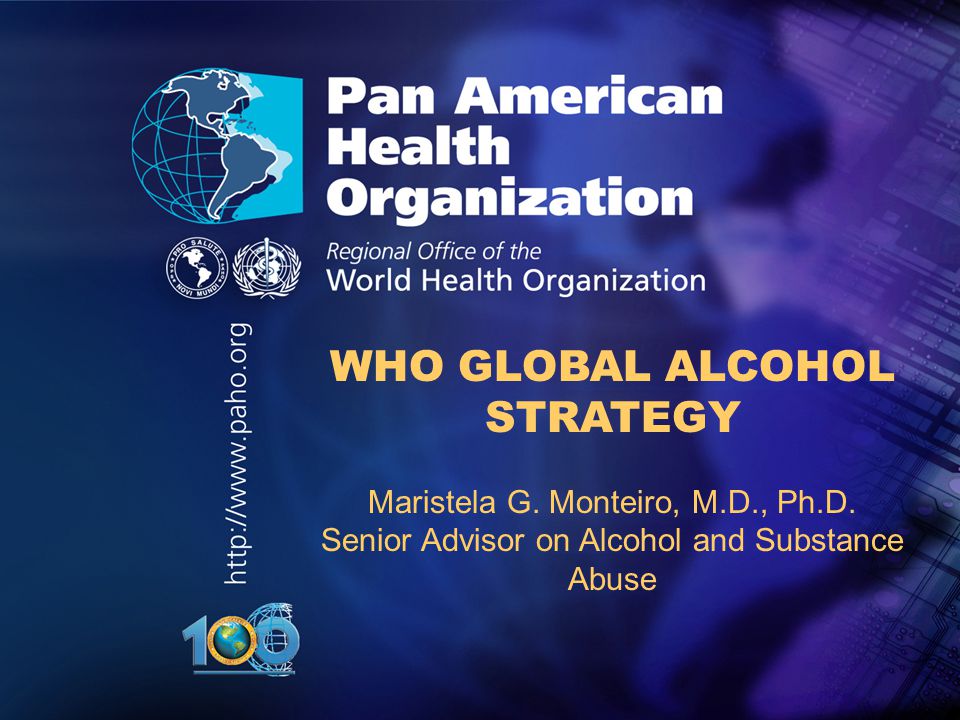 WHO GLOBAL ALCOHOL STRATEGY