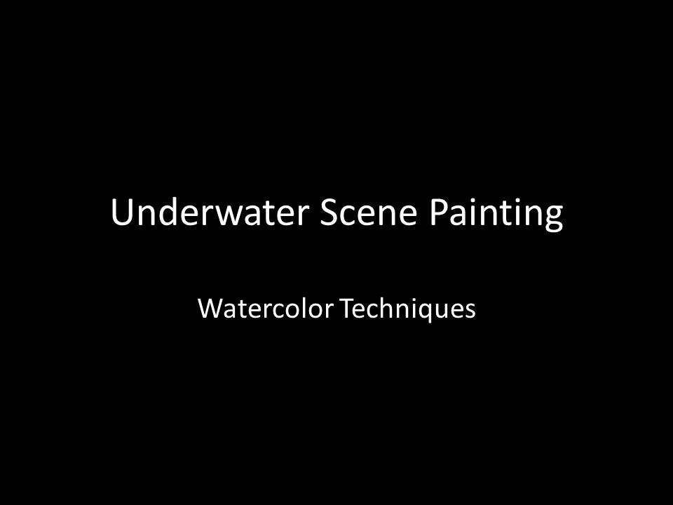 Underwater Scene Painting