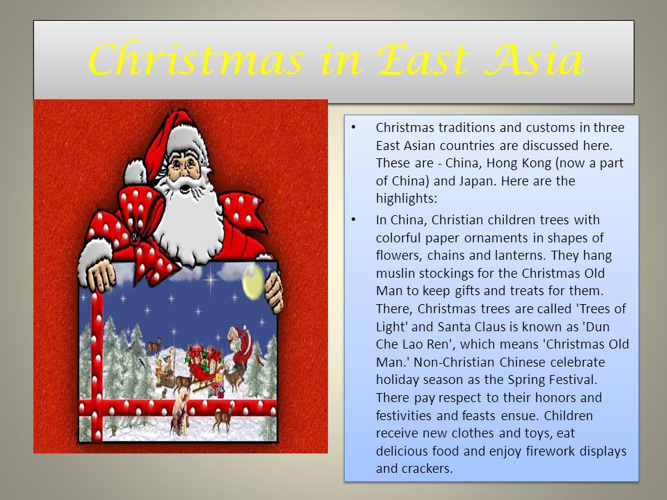 Christmas in East Asia