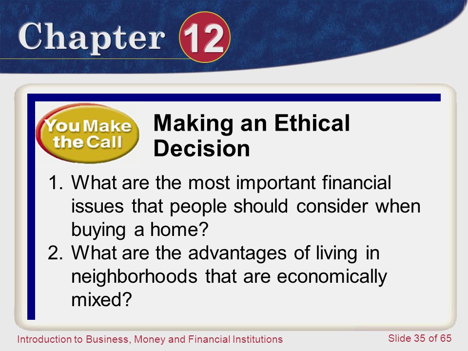 Making an Ethical Decision