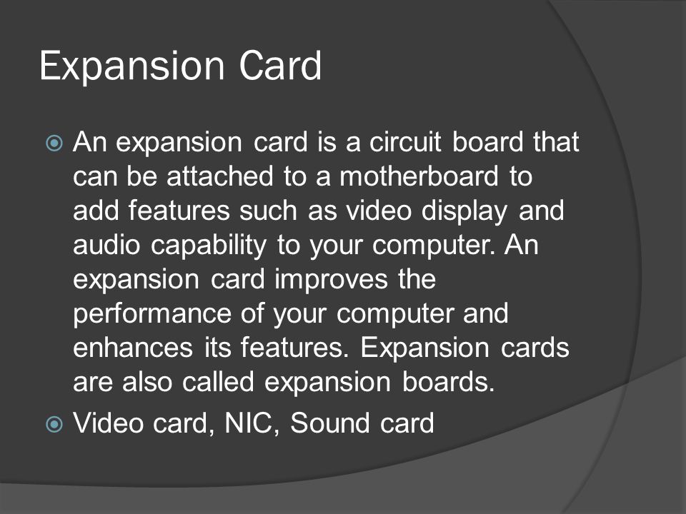 Expansion Card