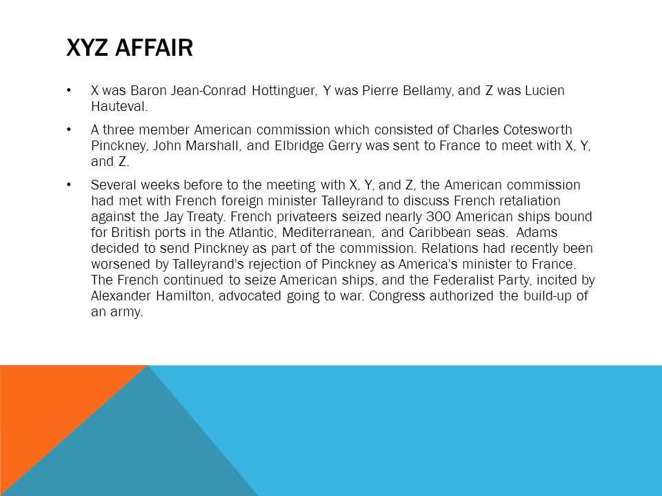 Xyz affair X was Baron Jean-Conrad Hottinguer, Y was Pierre Bellamy, and Z was Lucien Hauteval.