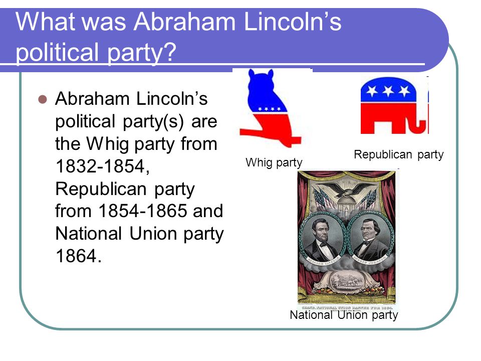 republican partywhig partynationa