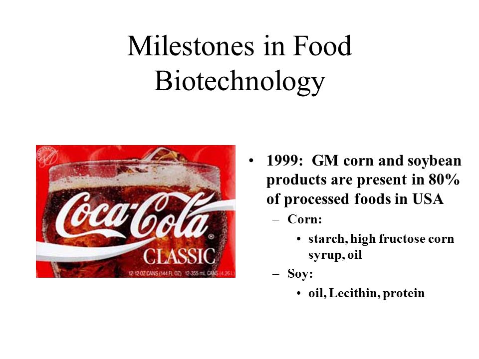 Milestones in Food Biotechnology