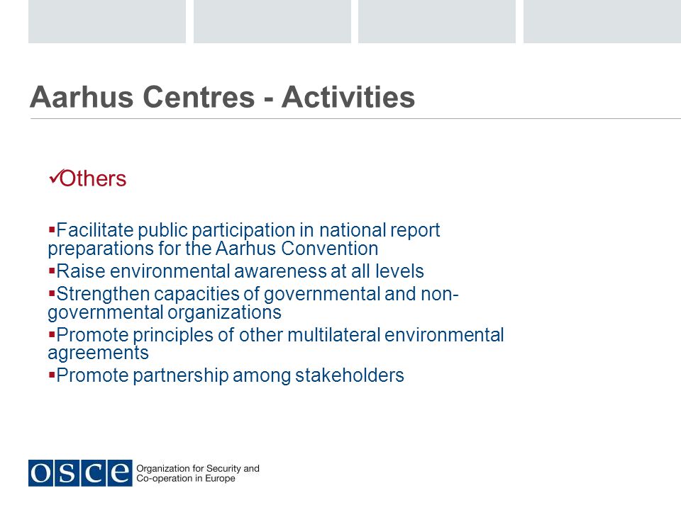 Aarhus Centres - Activities