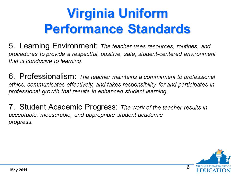Performance Standards and Evaluation Criteria for Teachers: Two Tiers