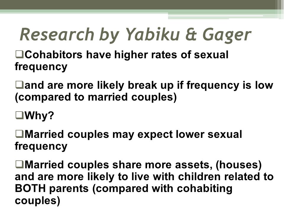Research by Yabiku & Gager