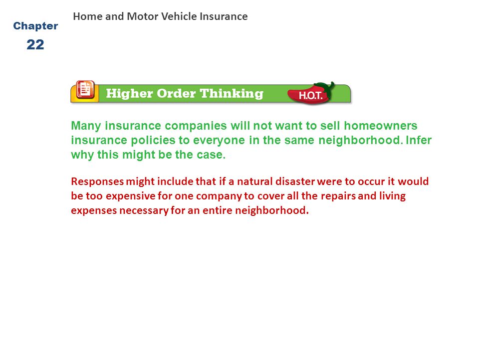 22 Home and Motor Vehicle Insurance Section 2