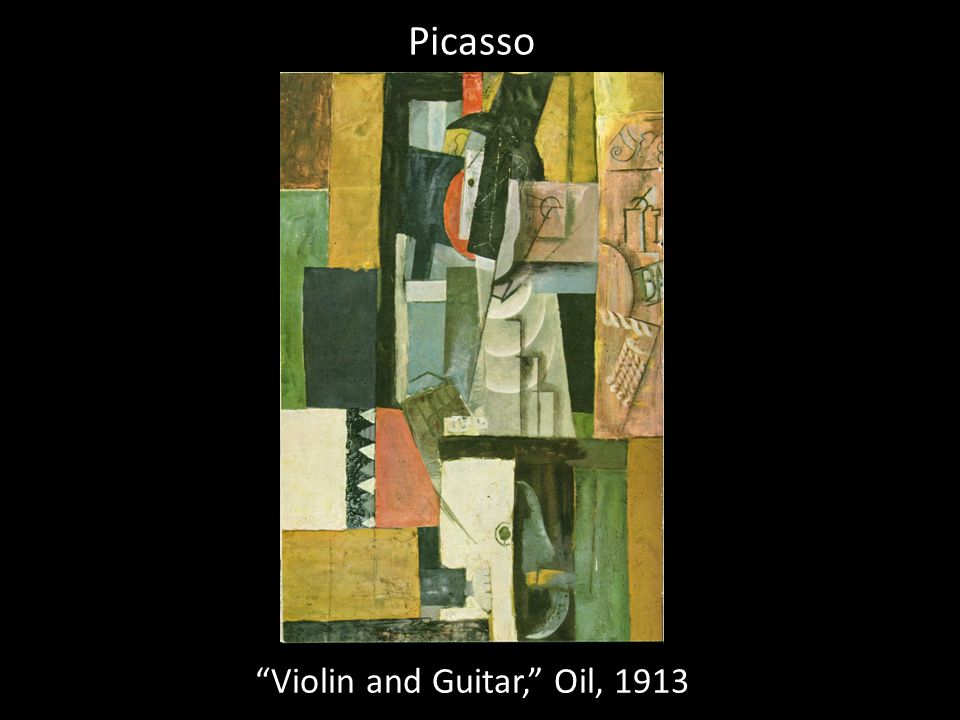 Violin and Guitar, Oil, 1913