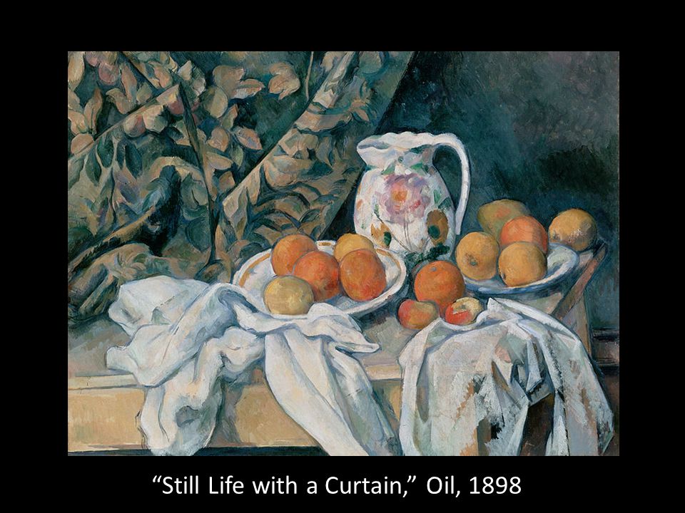 Still Life with a Curtain, Oil, 1898
