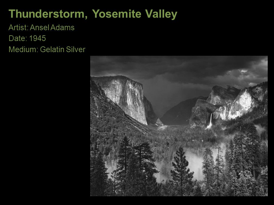 Thunderstorm, Yosemite Valley