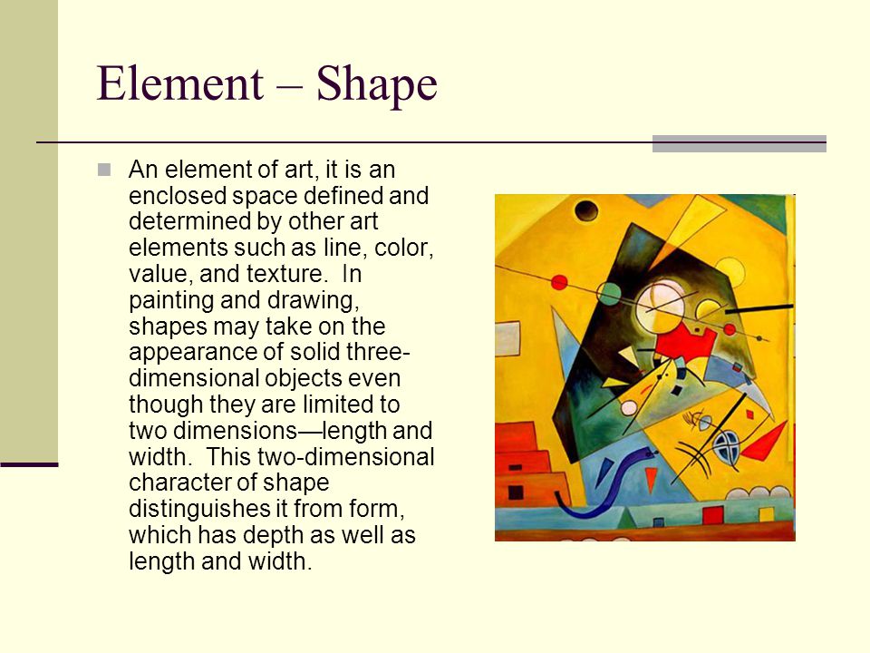 Element – Shape