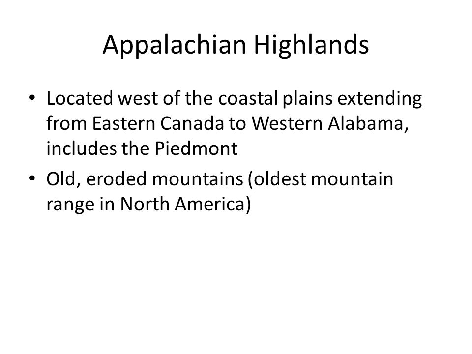 Appalachian Highlands