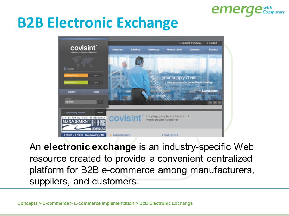 B2B Electronic Exchange