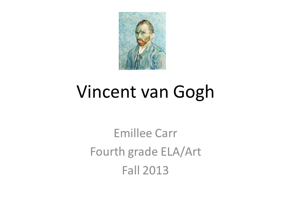 Emillee Carr Fourth grade ELA/Art Fall 2013