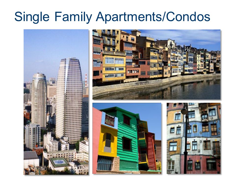 Single Family Apartments/Condos