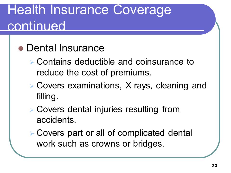 Health Insurance Coverage continued