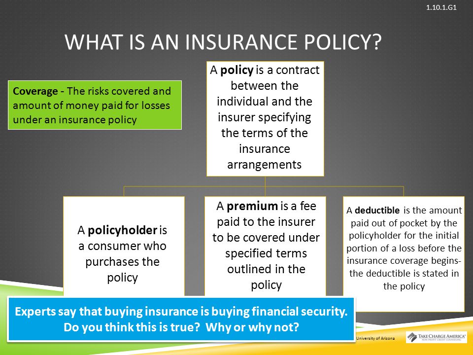 What is an Insurance Policy