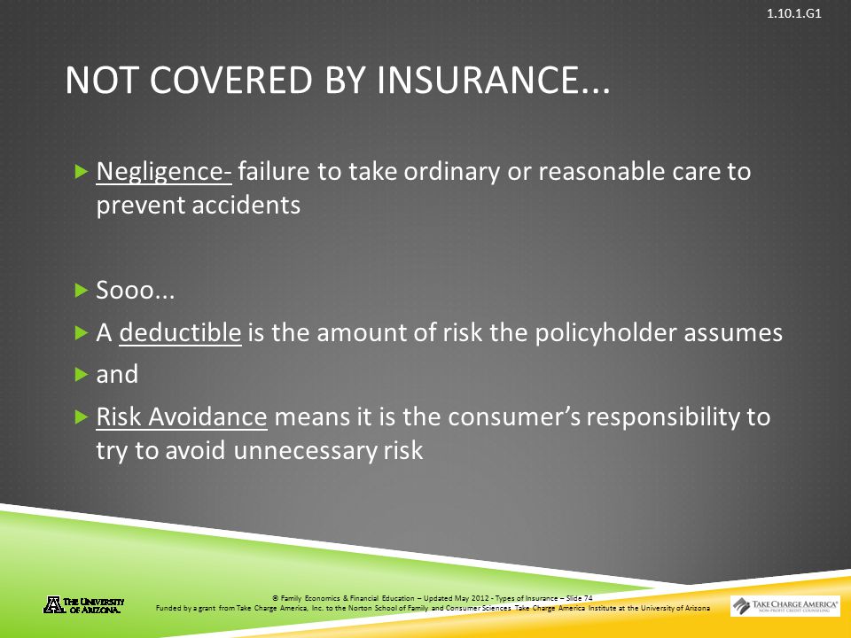 Not covered by insurance...