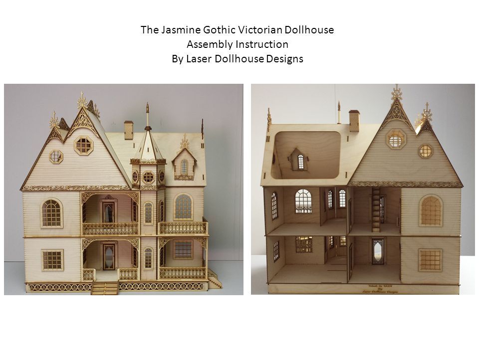 victorian dollhouse assembled