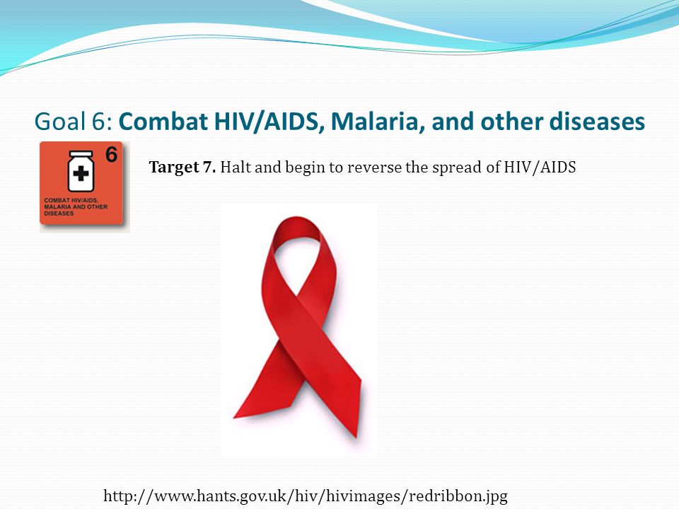 Goal 6: Combat HIV/AIDS, Malaria, and other diseases