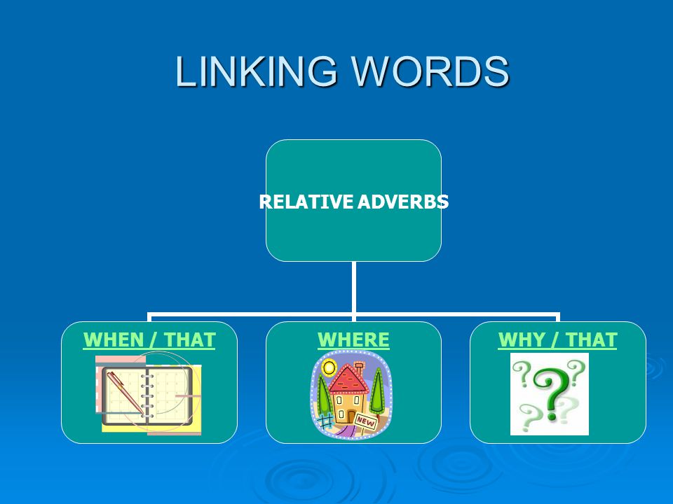 LINKING WORDS