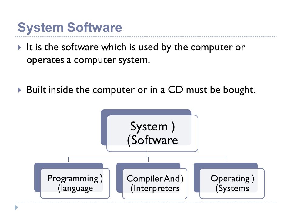 System Software (System Software)