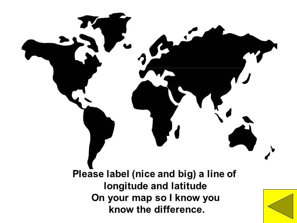 Please label (nice and big) a line of longitude and latitude