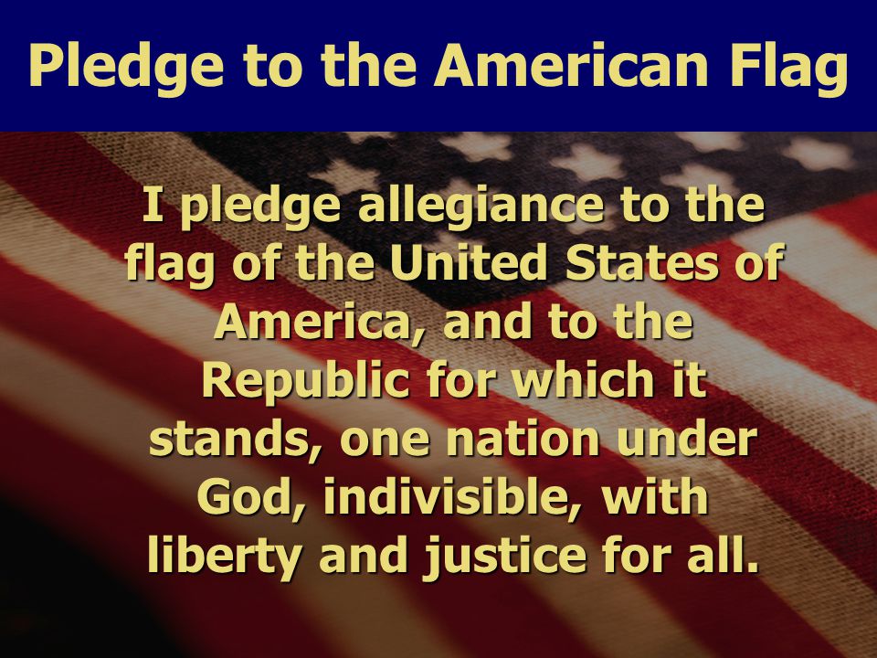Pledge to the American Flag