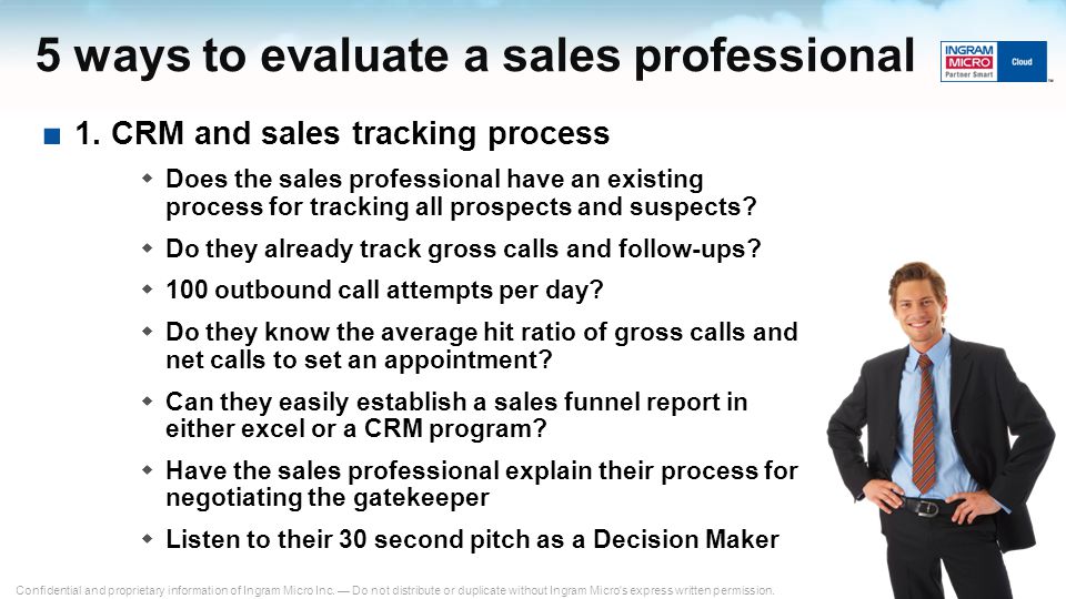 5 ways to evaluate a sales professional